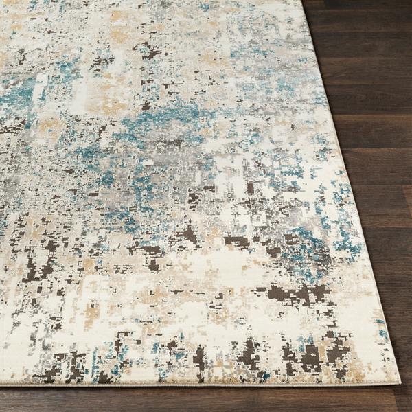 Surya Pune Modern Area Rug - 6-ft 7-in x 9-ft 6-in - Rectangular - Taupe