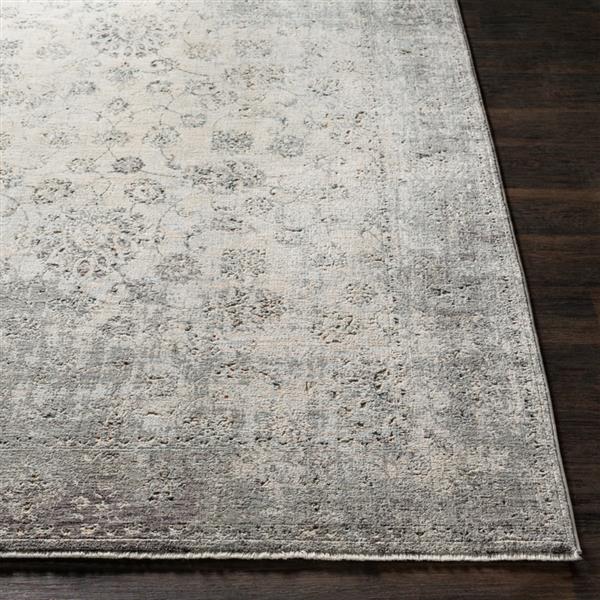 Surya Presidential Updated Traditional Area Rug - 3-ft 3-in x 5-ft - Rectangular - Gray