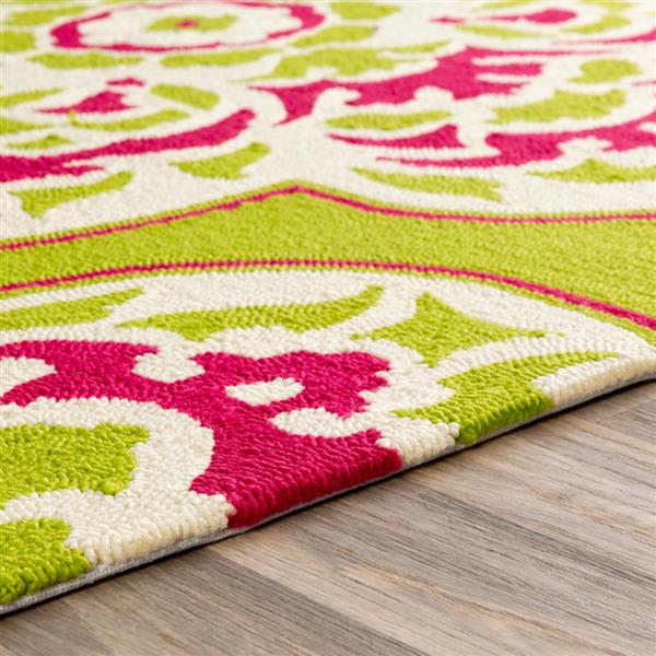 Surya Rain Indoor/Outdoor Area Rug 8ft x 10ft Rectangular Lime