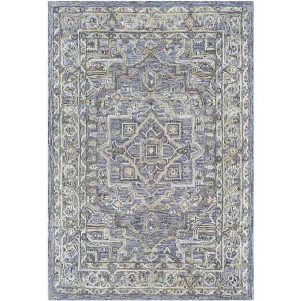 Surya Shelby Traditional Area Rug - 7-ft x 9-ft - Rectangular - Violet ...