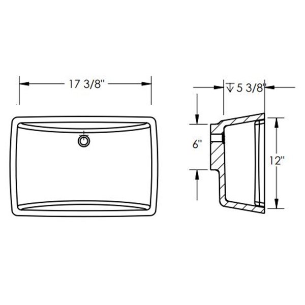 The Marble Factory Single-Bowl Vanity Top - 61-in x 22-in - Grey Granite