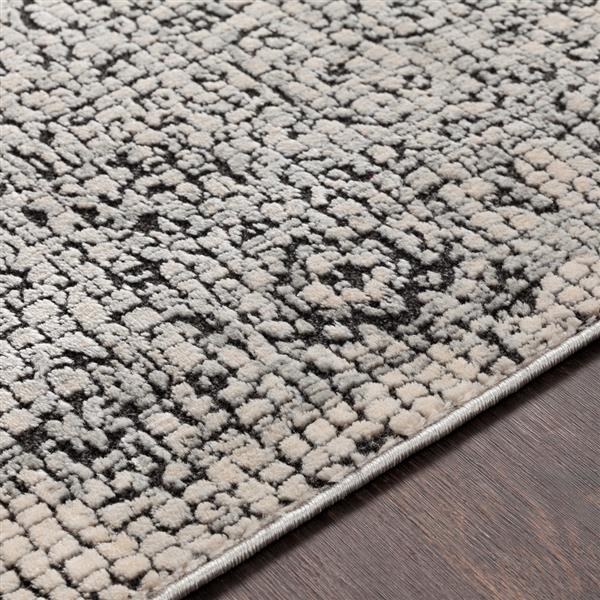 Surya Venezia Rectangular Transitional Area Rug - 9-ft 3-in x 12-ft 3-in - Grey
