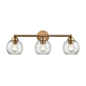 Thomas Lighting Astoria Bathroom Vanity Light - 3-Light - 23-in - Satin Gold