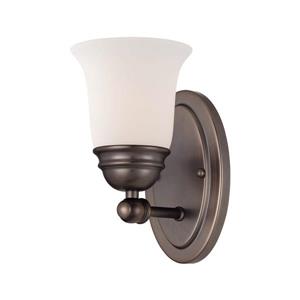 Thomas Lighting Bella Wall Sconce - 1-Light - 4.5-in x 13.75-in - Oiled Bronze