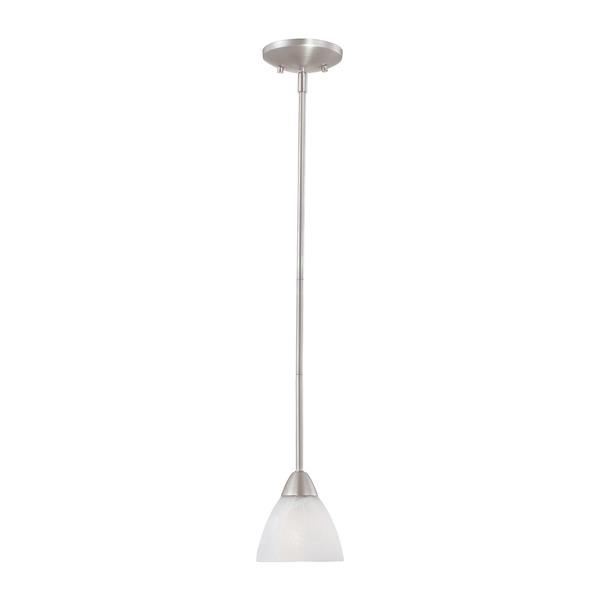 Thomas Lighting Tia Pendant Light - 1-Light - Matte Nickel