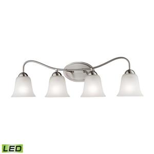 Thomas Lighting Conway Bathroom Vanity Light - 4-LED Light - 31-in - Brushed Nickel