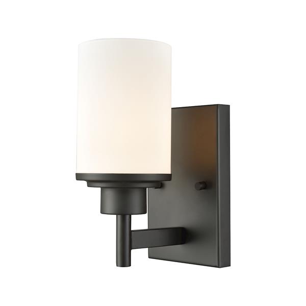 Thomas Lighting Belmar Wall Sconce - 1-Light - 5-in x 9-in - Oil Rubbed Bronze