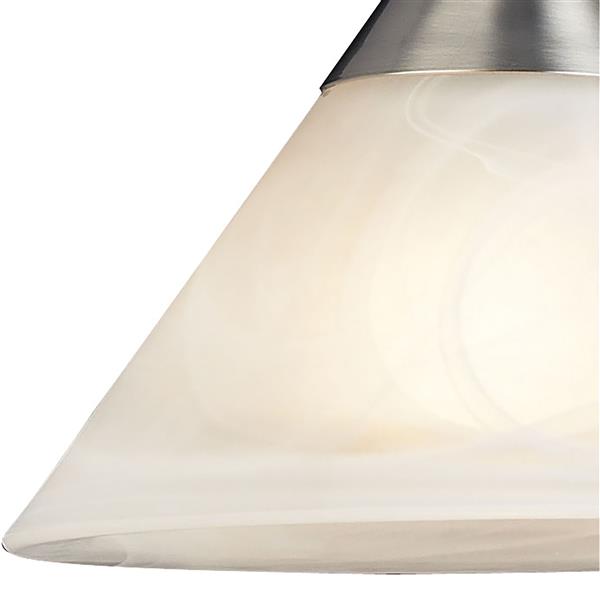 ELK Lighting Elysburg Mini Pendant Light - 1-Light - Satin Nickel