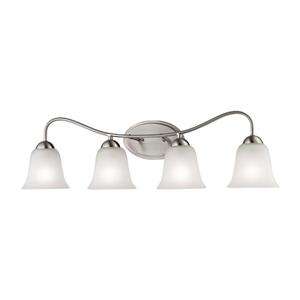 Thomas Lighting Conway Bathroom Vanity Light - 4-Light - 32-in - Brushed Nickel