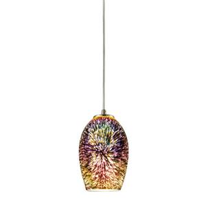 ELK Lighting Illusions Mini Pendant Light - 1-Light - Satin Nickel
