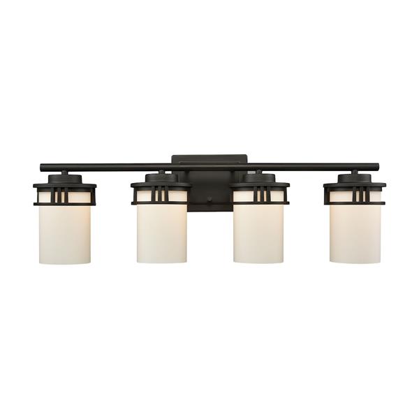 Thomas Lighting Ravendale Bathroom Vanity Light - 4-Light - 30-in - Oil Rubbed Bronze