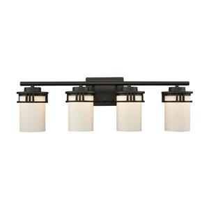 Thomas Lighting Ravendale Bathroom Vanity Light - 4-Light - 30-in - Oil Rubbed Bronze