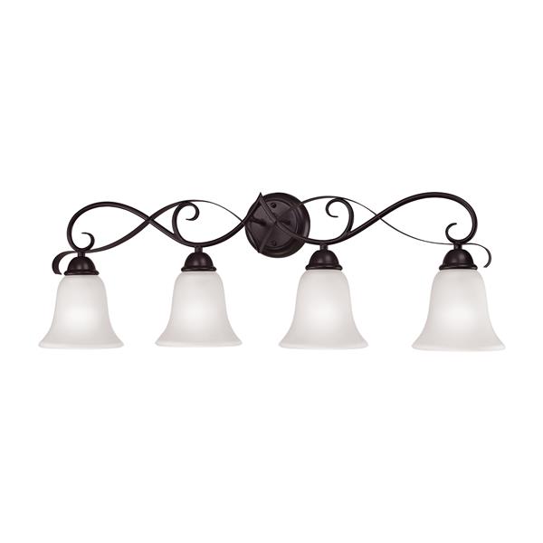 Thomas Lighting Brighton Bathroom Vanity Light 4 Light 33 In Oil Rubbed Bronze 1054bb 10 Rona