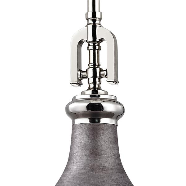 ELK Lighting Rutherford Pendant Light - 1-Light - Polished Nickel