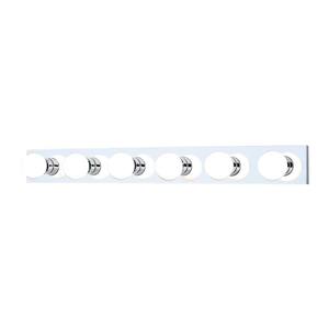 Thomas Lighting Vanity Strips Bathroom Vanity Light - 6-Light - 6-in - Chrome