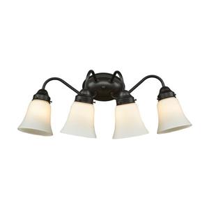 Thomas Lighting Califon Bathroom Vanity Light - 4-Light - 22-in - Oil Rubbed Bronze