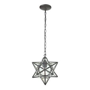 ELK Home Star Mini Pendant Light - 1-Light - 9-in - Oiled Bronze