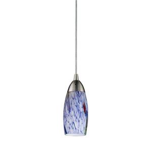 ELK Lighting Milan Mini Pendant Light - 1-Light - Satin Nickel