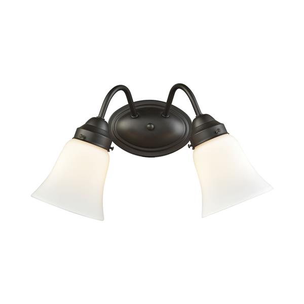 Thomas Lighting Califon Bathroom Vanity Light - 2-Light - 12-in - Oil Rubbed Bronze