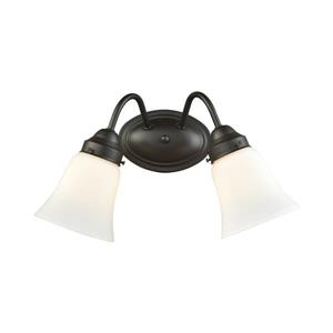 Thomas Lighting Califon Bathroom Vanity Light - 2-Light - 12-in - Oil Rubbed Bronze