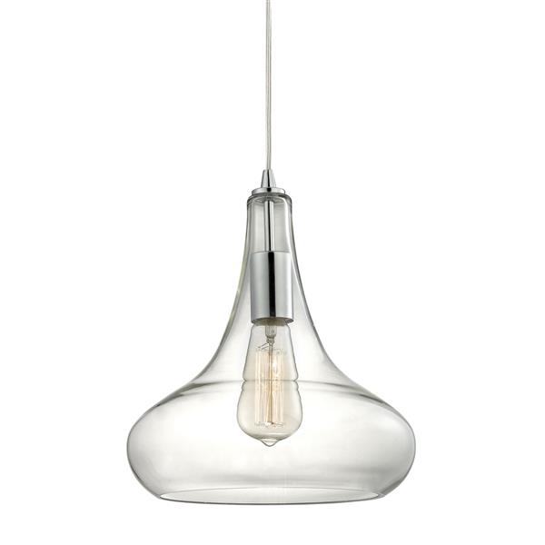 ELK Lighting Orbital Mini Pendant Light - 1-Light - Polished Chrome