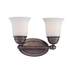 Thomas Lighting Bella Wall Sconce - 2-Light - 13-in x 10-in - Oiled Bronze