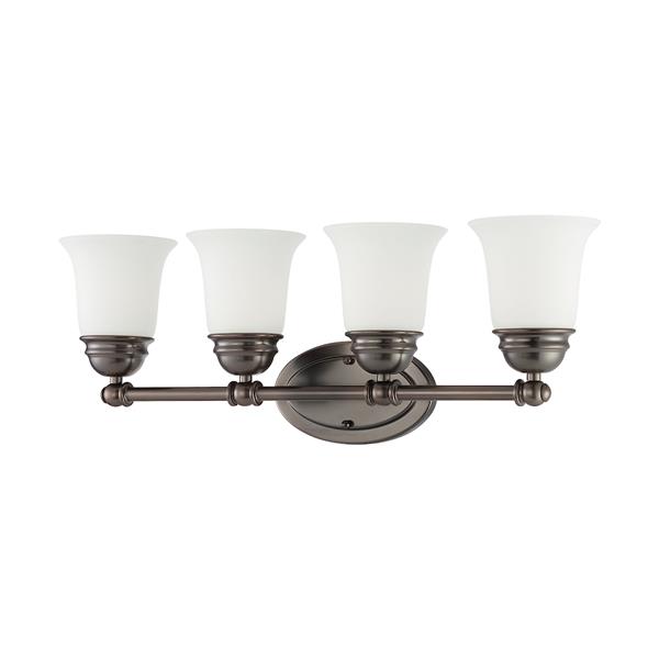 Thomas Lighting Bella Bathroom Vanity Light - 4-Light - 25.5-in - Oiled Bronze