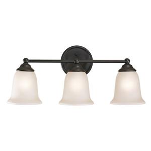 Thomas Lighting Sudbury Bathroom Vanity Light - 3-Light - 24-in - Oil Rubbed Bronze