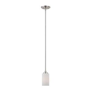 Thomas Lighting Pittman Pendant Light - 1-Light - Brushed Nickel