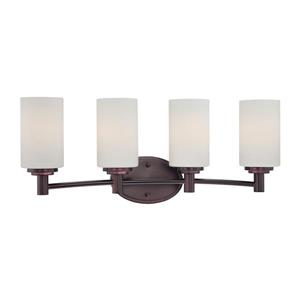 Thomas Lighting Pittman Bathroom Vanity Light - 4-Light - 29-in - Sienna Bronze