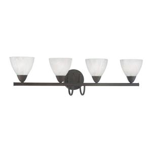 Thomas Lighting Tia Bathroom Vanity Light - 4-Light - 31-in - Bronze