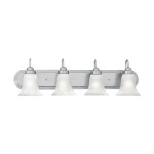 Thomas Lighting Homestead Bathroom Vanity Light - 4-Light - 32-in - Brushed Nickel