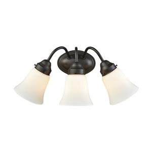 Thomas Lighting Califon Bathroom Vanity Light - 3-Light - 20-in - Oil Rubbed Bronze