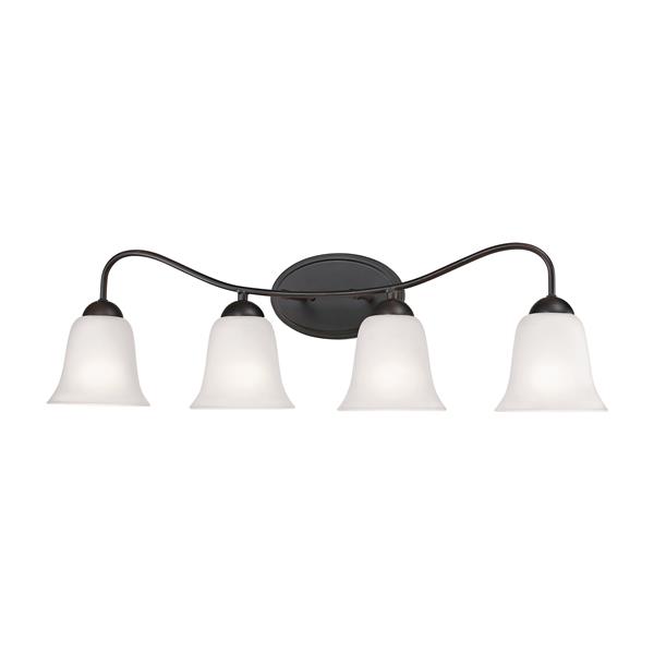 Thomas Lighting Conway Bathroom Vanity Light - 4-Light - 13.3-in - Oil Rubbed Bronze