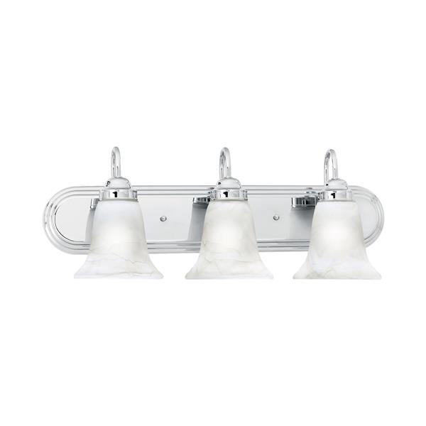 Thomas Lighting Homestead Bathroom Vanity Light - 3-Light - 26-in - Chrome