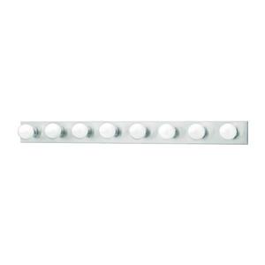 Thomas Lighting Vanity Strips Bathroom Vanity Light - 8-Light - 6-in - Brushed Nickel