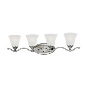 Thomas Lighting Harmony Bathroom Vanity Light - 4-Light - 34.75-in - Satin Pewter