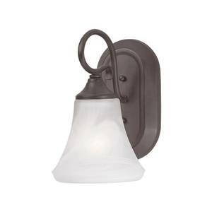 Thomas Lighting Elipse Wall Sconce - 1-Light - 6-in x 10.75-in - Painted Bronze
