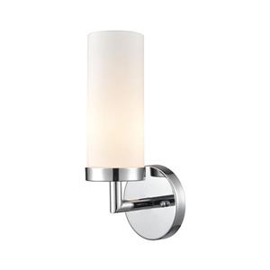 Thomas Lighting Bath Essentials Wall Sconce - 1-Light - 6-in x 17-in - Chrome