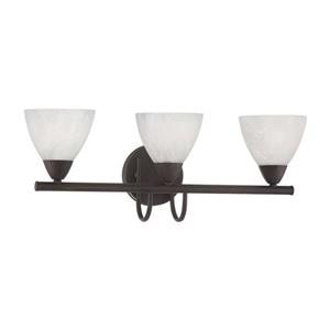 Thomas Lighting Tia Bathroom Vanity Light - 3-Light - 23-in - Bronze