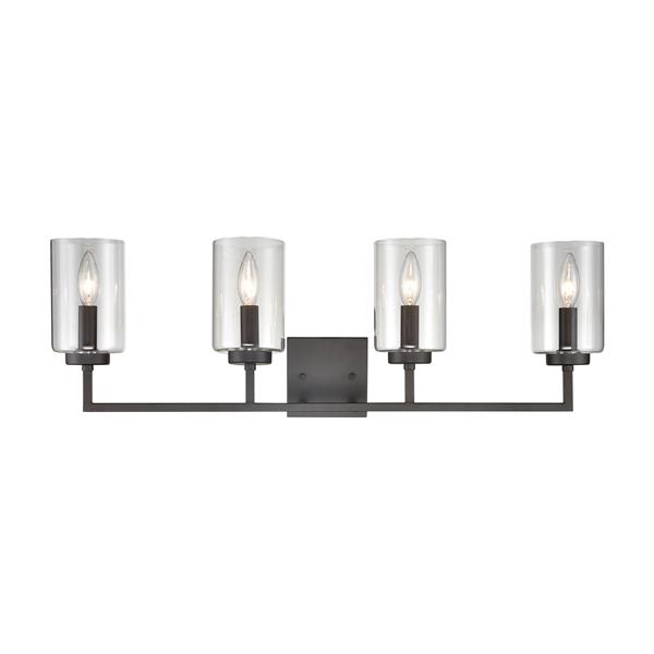 Thomas Lighting West End Bathroom Vanity Light - 4-Light - 31-in - Oil Rubbed Bronze