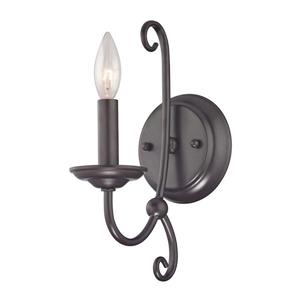 Thomas Lighting Williamsport Wall Sconce - 1-Light - 5-in x 7-in - Oil Rubbed Bronze