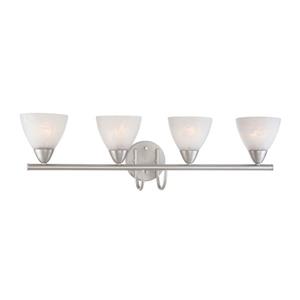 Thomas Lighting Tia Bathroom Vanity Light - 4-Light - 31-in - Matte Nickel