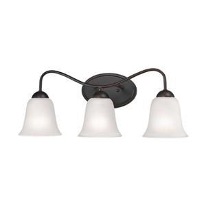 Thomas Lighting Conway Bathroom Vanity Light - 3-Light - 13.3-in - Oil Rubbed Bronze