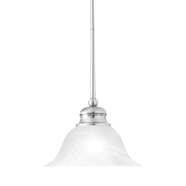 Thomas Lighting Prestige Pendant Light - 1-Light - Brushed Nickel ...
