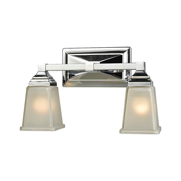 Thomas Lighting Sinclair Bathroom Vanity Light - 2-Light - 14.5-in - Polished Chrome