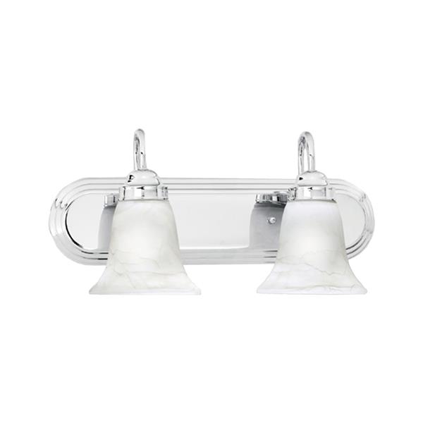 Thomas Lighting Homestead Bathroom Vanity Light - 2-Light - 21-in - Chrome