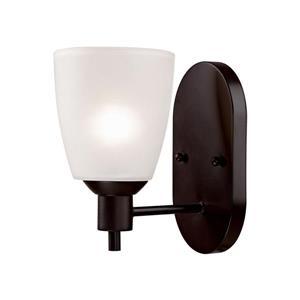 Thomas Lighting Jackson Wall Sconce - 1-Light - 8-in x 9.8-in - Oil Rubbed Bronze