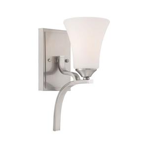 Thomas Lighting Treme Wall Sconce - 1-Light - 5-in x 13-in - Brushed Nickel