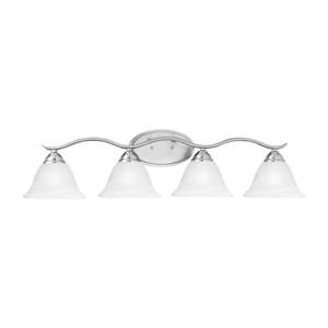 Thomas Lighting Prestige Bathroom Vanity Light - 4-Light - 35-in - Brushed Nickel